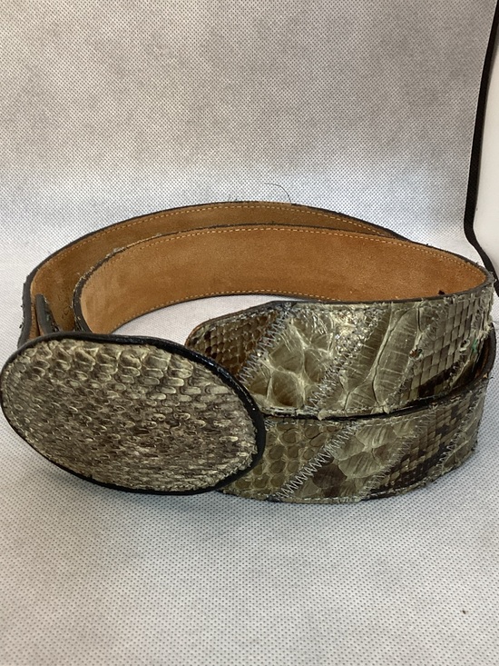 Tony Lama Other - Vintage Acme Python Snakeskin Belt w/ Tony Lama Buckle Western Exotic Belt sz 40